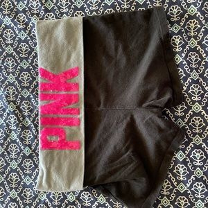 PINK yoga shorts
